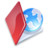文件夹的Web红色 Folder web red